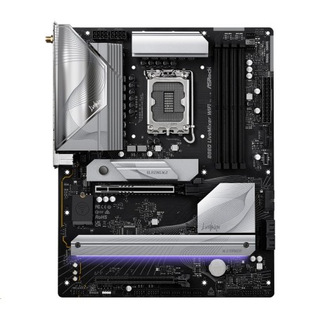 ASRock MB Sc LGA1851 B860 LiveMixer WiFi, Intel B860, 4xDDR5, 1xThunderbolt, 1xHDMI, WiFi, ATX