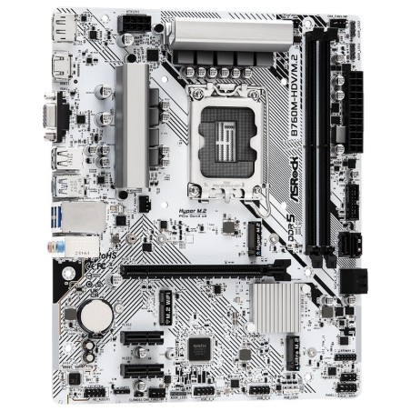 ASRock MB Sc LGA1700 B760M-HDV/M.2, Intel B760, 2xDDR5, 1xDP, 1xHDMI, 1xVGA, mATX