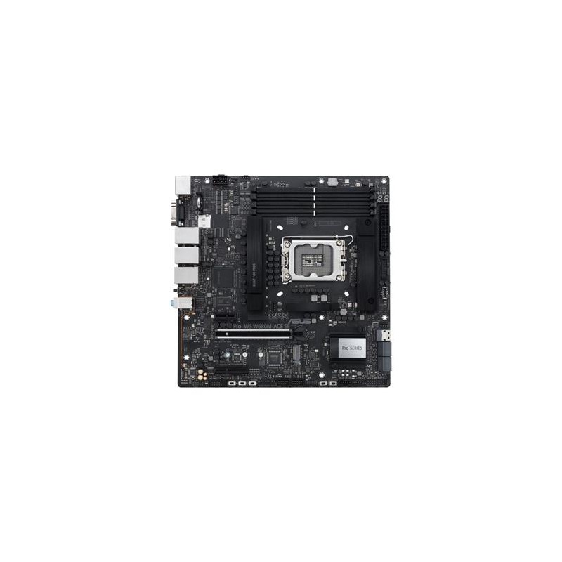 ASUS MB Sc LGA1700 PRO WS W680M-ACE SE, Intel W680, 4xDDR5, 1xDP, 1xHDMI, 1xVGA, 1xmATX