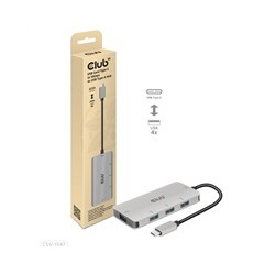 Club3D hub USB-C Gen2 na 10Gbps 4x USB Type-A Hub