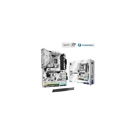 ASRock MB Sc LGA1851 B860 Steel Legend WiFi, Intel B860, 4xDDR5, 1xThunderbolt, 1xDP, 1xHDMI, WiFi, ATX