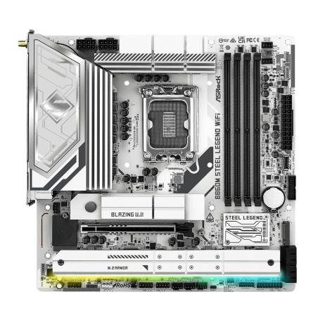 ASRock MB Sc LGA1851 B860M Steel Legend WiFi, Intel B860, 4xDDR5, 1xThunderbolt, 1xDP, 1xHDMI, WiFi, mATX