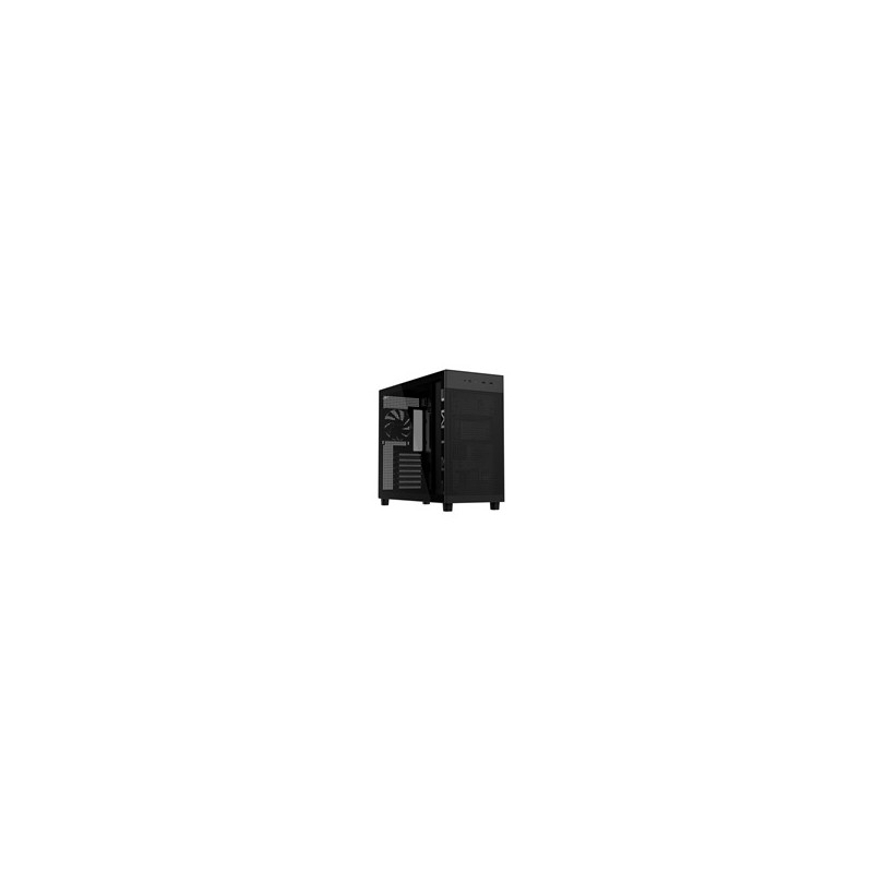 ASUS case PRIME AP303 TG BLACK, ATX, průhledná bočnice,1x120mm, černá