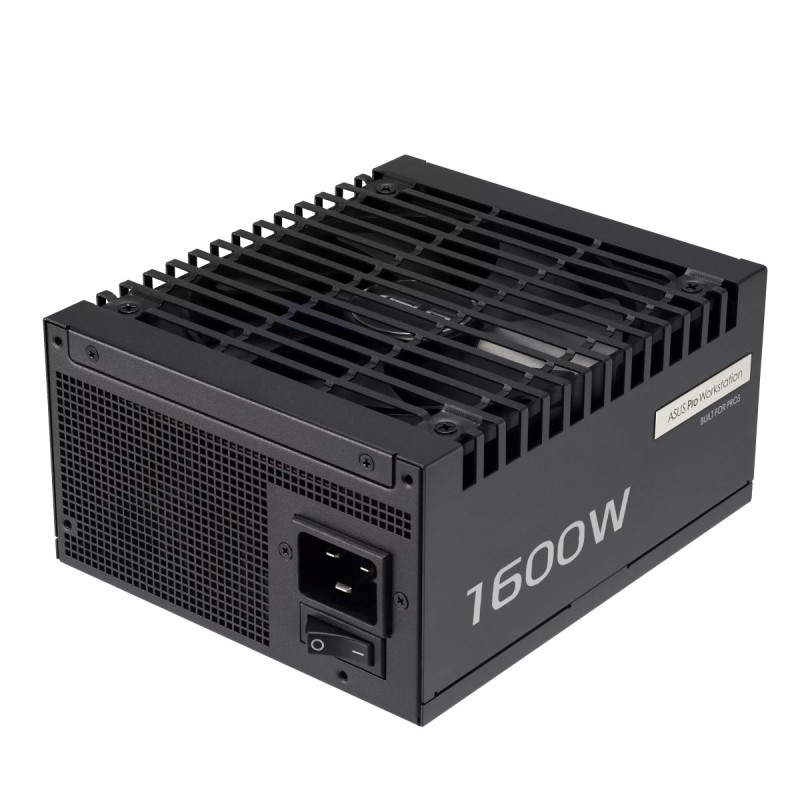 ASUS zdroj Pro WS 1600W Platinum, 140mm, Plně modulární, 80 Plus Platinum, ATX 3.1