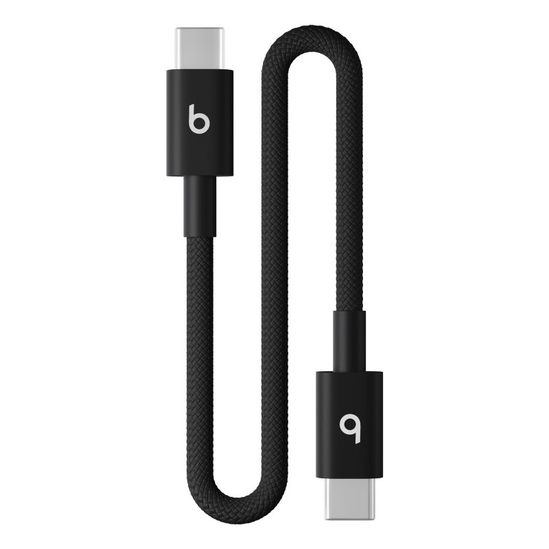 Apple Beats USB-C TO USB-C Woven/Short Cable (20 CM) Bolt Black