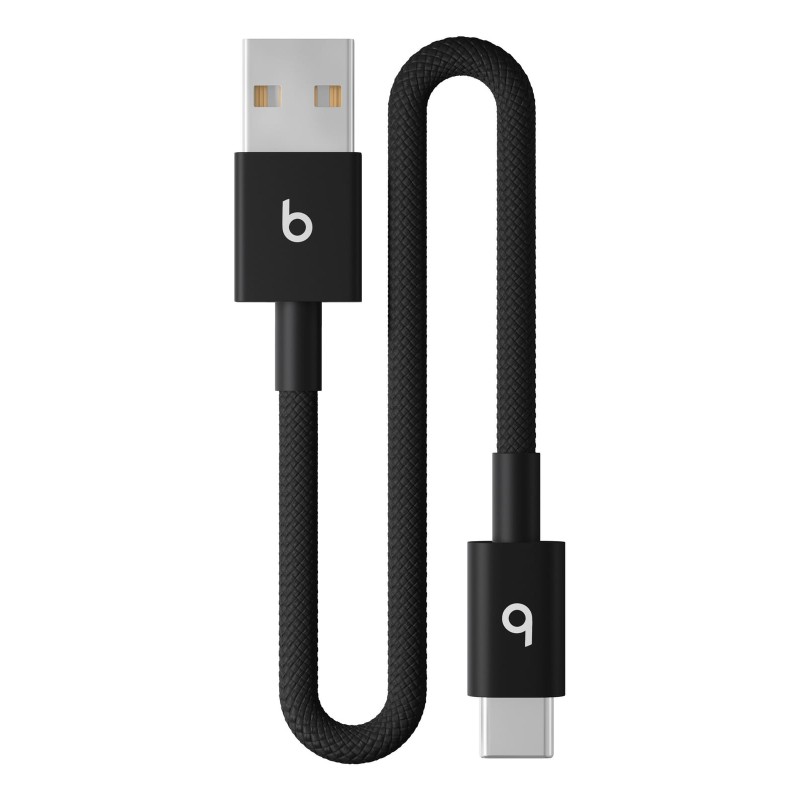 Apple Beats USB-A TO USB-C Woven/Short Cable (20 CM) Bolt Black