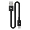 Apple Beats USB-A TO USB-C Woven/Short Cable (20 CM) Bolt Black