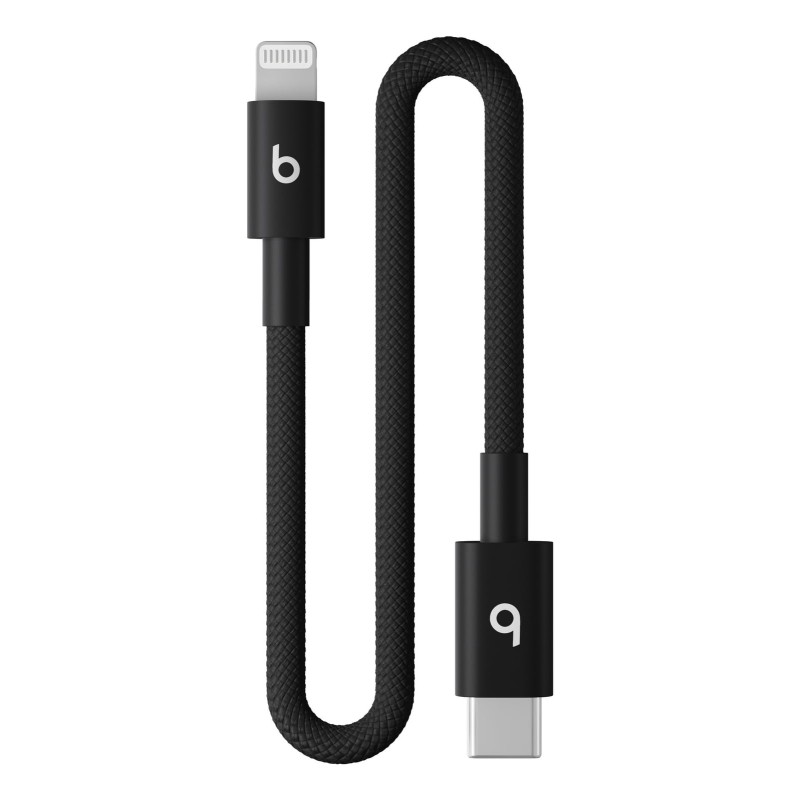 Apple Beats USB-C TO Lightning Woven/Short Cable (20 CM) Bolt Black