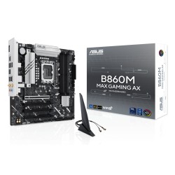 ASUS MB Sc LGA1851 B860M MAX GAMING AX, Intel B860, 4xDDR5, 1xDP, WiFi, mATX