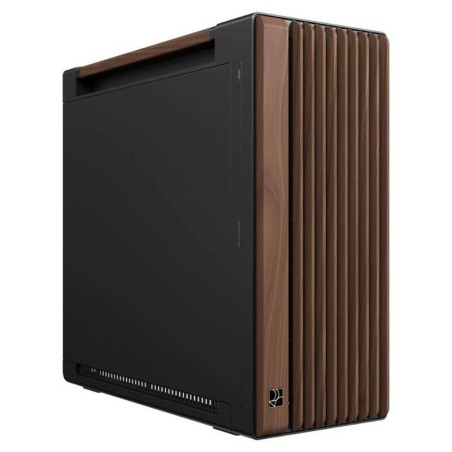 ASUS case PROART PA602 WALNUT WOOD MODERN METAL, Mid Tower, černá
