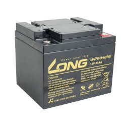 Long 12V 50Ah olověný akumulátor DeepCycle AGM M6 (WP50-12NE)
