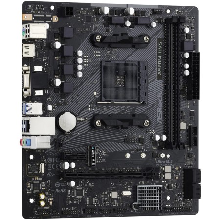 ASRock MB Sc AM4 A520M-HVS, AMD A520M, 2xDDR4, HDMI