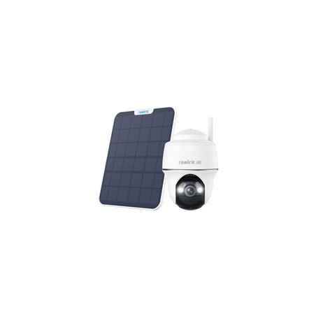 REOLINK bezpečnostní kamera Argus B440, 2.4 GHz, USB-C, Solární panel, 64GB, bílá