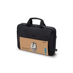 DICOTA Value Toploading Kit 14-16, Brašna na notebook s přiloženou optickou myší, černá