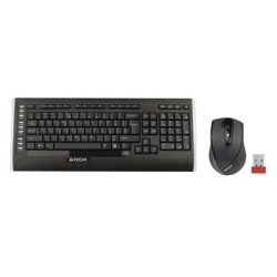 A4tech 7100N set bezdr. kláv. + bezdr. V-Track optická myš,CZ/US, USB