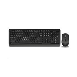 A4tech set klávesnice + myš, FG1010 FSTYLER, bezdrátová, šedá