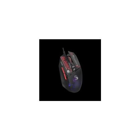 A4tech BLOODY W60 Max Mini, podsvícená herní myš, 12000 DPI, černá, USB