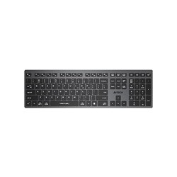 A4tech FBX50C, bezdrátová kancelářská klávesnice, šedá