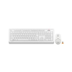 A4tech Set klávesnice+myš FG1012, Bezdrátový, US, bílá