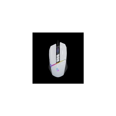 A4tech Bloody Myš W60 Max Activated, podsvícená herní myš, 12000 DPI, USB, Bílá