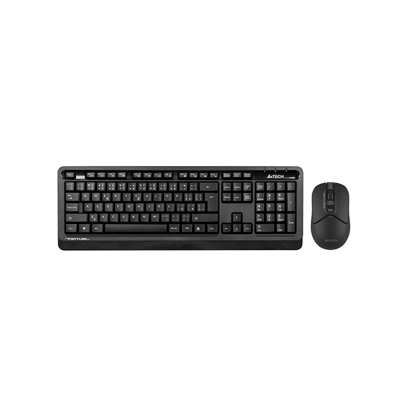 A4tech Set klávesnice+myš FG1012, Bezdrátový, US, černá