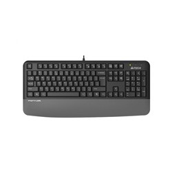 A4tech FK20, multimediální kancelářská klávesnice, CZ/US, USB, šedá