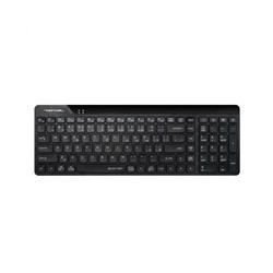 A4tech FStyler FBK23 AS, bezdrátová Dual mode Bluetooth+2,4G klávesnice, CZ, černá