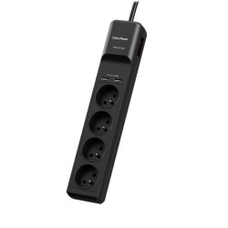 CyberPower Surge Buster™ 4 zásuvky, 2xUSB, 1.8m, New