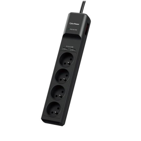 CyberPower Surge Buster™ 4 zásuvky, 2xUSB, 1.8m, New