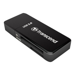 TRANSCEND Card Reader F5, USB 3.0, Black