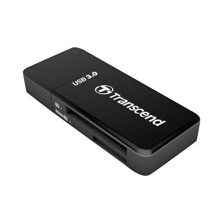 TRANSCEND Card Reader F5, USB 3.0, Black