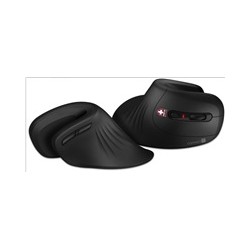 CONNECT IT FOR HEALTH ergonomická vertikální myš (+ 1x AA baterie zdarma) bezdrátová, černá
