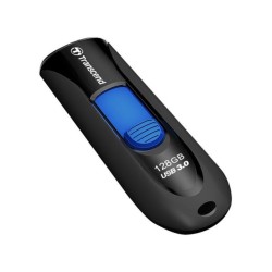 TRANSCEND Flash Disk 128GB JetFlash®790, USB 3.1 (R:90/W:40 MB/s) černá/modrá