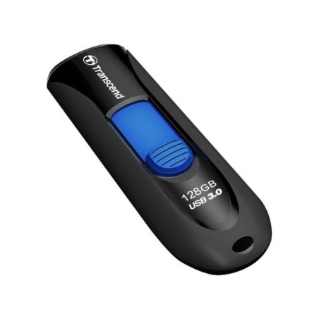 TRANSCEND Flash Disk 128GB JetFlash®790, USB 3.1 (R:90/W:40 MB/s) černá/modrá