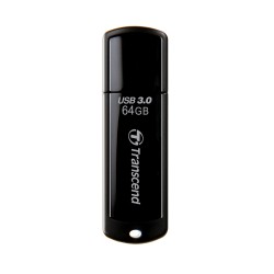 TRANSCEND Flash Disk 64GB JetFlash®700, USB 3.0 (R:80/W:25 MB/s) černá
