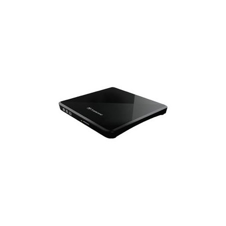 TRANSCEND externí DVD vypalovačka slim, USB 2.0, Black (+CyberLink Media Suite 10)