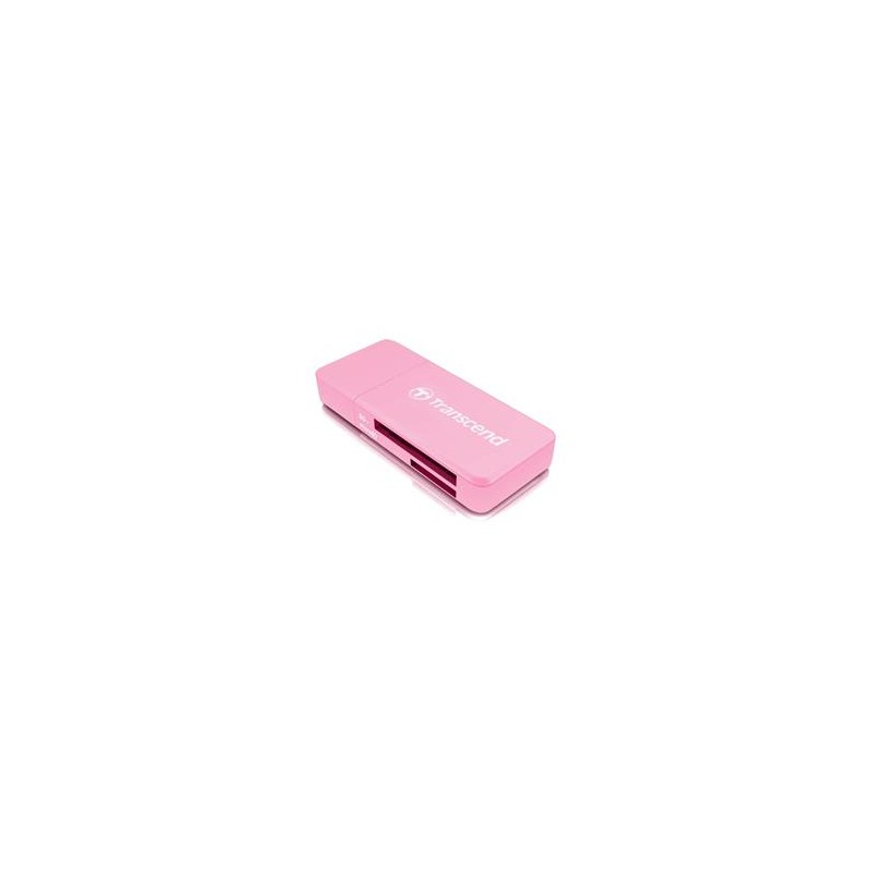 TRANSCEND Card Reader F5, USB 3.0, Red