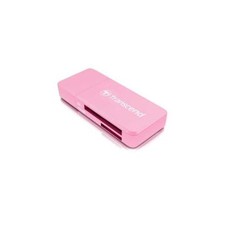 TRANSCEND Card Reader F5, USB 3.0, Red