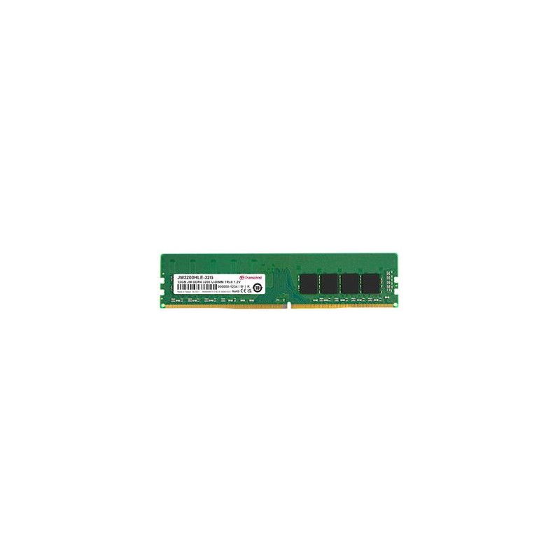 TRANSCEND DIMM DDR4 32GB 3200Mhz 2Rx8 2Gx8 CL22 1.2V