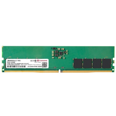 TRANSCEND DIMM DDR5 16GB 4800MHz 1Rx8 2Gx8 CL40 1.1V