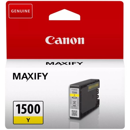 Canon CARTRIDGE PGI-1500 Y žlutá pro MAXIFY MB2050, MB215x, MB2350, MB275x (300 str.)