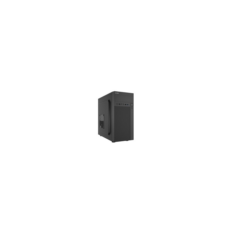 BAZAR - 1stCOOL skříň STEP Premium, micro tower, AU, USB 3.0, USB-C, 1x 120mm + 1x 80mm Fan, černá, poškozený obalb