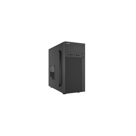 BAZAR - 1stCOOL skříň STEP Premium, micro tower, AU, USB 3.0, USB-C, 1x 120mm + 1x 80mm Fan, černá, poškozený obalb