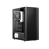 1stCOOL skříň GAMER 4, Mid tower, AU, USB 3.0, USB-C, 2x120mm, průhledná bočnice, bez zdroje, černá