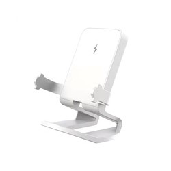 1stCOOL bezdrátová přenosná QI nabíječka 15W, panáček, USB-C, bílá