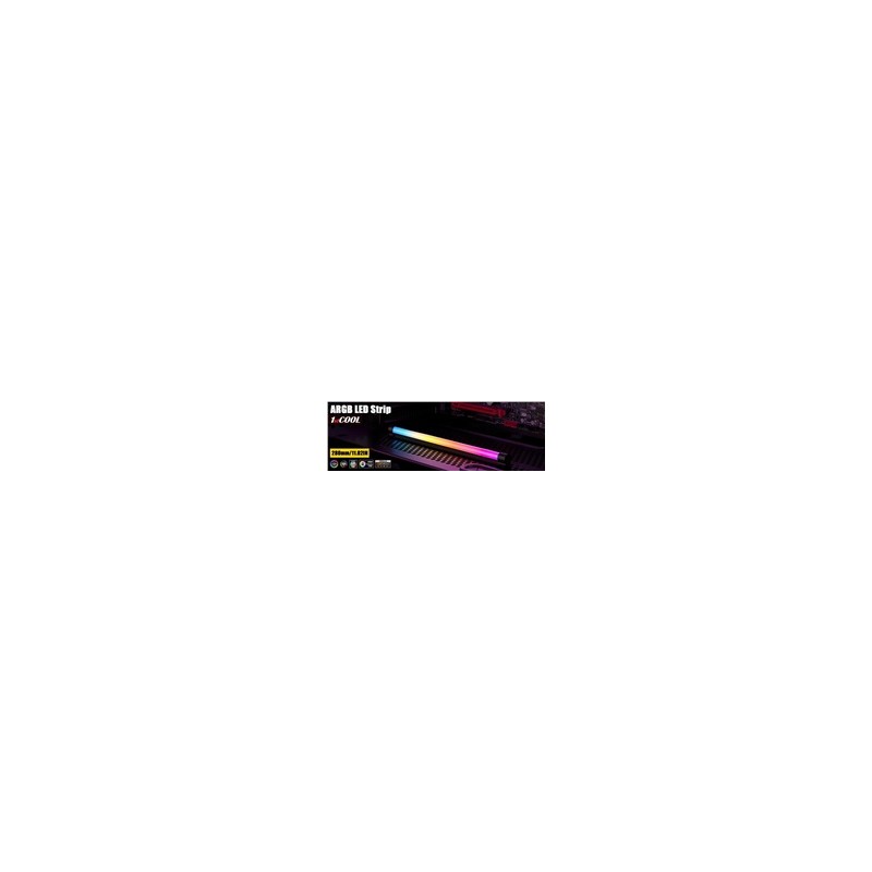 1stCOOL AURA EVO ARGB LED, SATA, 28cm, černá