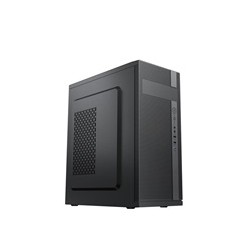 VeinX case ID02A Mid Tower, bez zdroje, 1x USB3.0, 2x USB2.0, černá