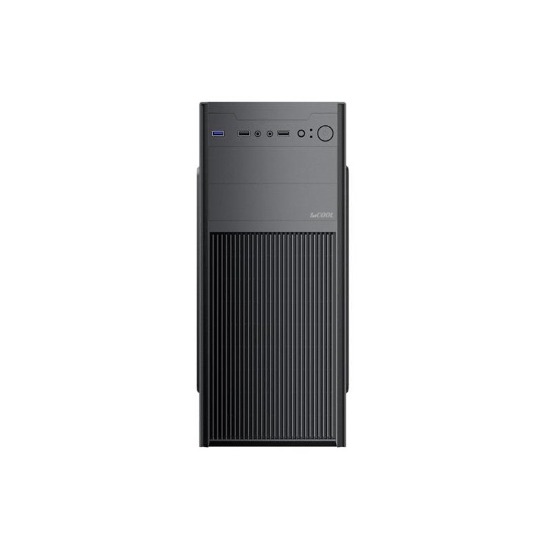 1stCOOL skříň JAZZ 6, micro tower, AU, USB 3.0, bez zdroje, černá