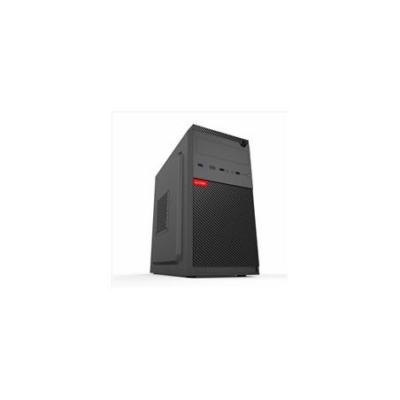 BAZAR - 1stCOOL skříň STEP 5, micro tower, AU, USB 3.0, USB-C, bez zdroje, černá, poškozený obal.