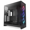 NZXT skříň H9 Flow RGB dvoukomorová ATX / 1x140 RGB mm / 1x 120mm RGB fan / prosklená / černá